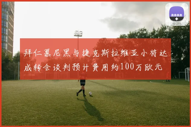 拜仁慕尼黑与捷克斯拉维亚小将达成转会谈判预计费用约100万欧元
